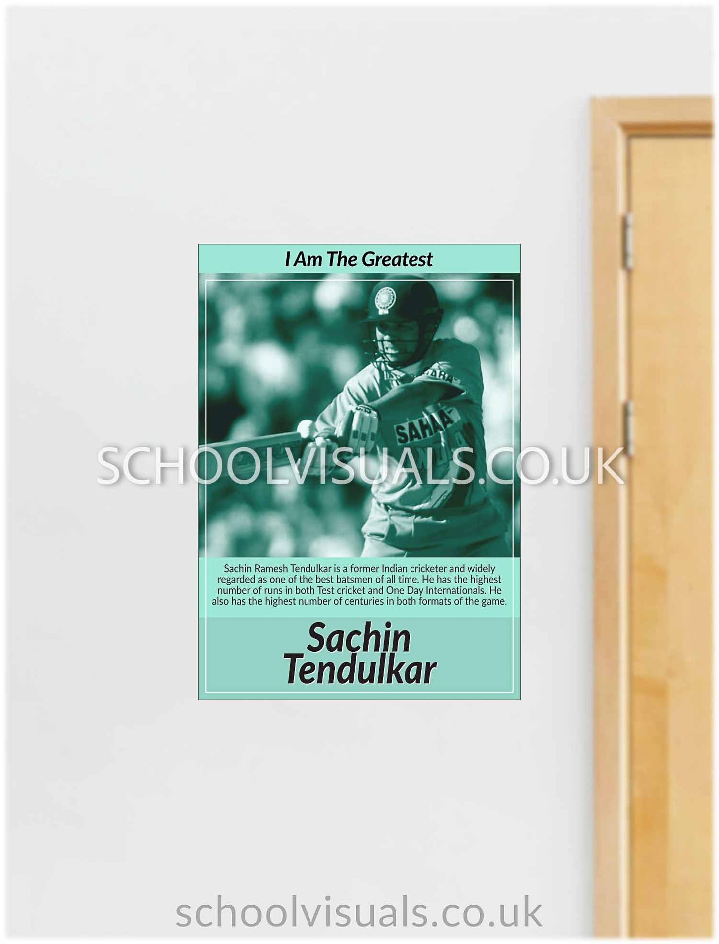 Sachin Tendulkar "I Am The Greatest" Poster
