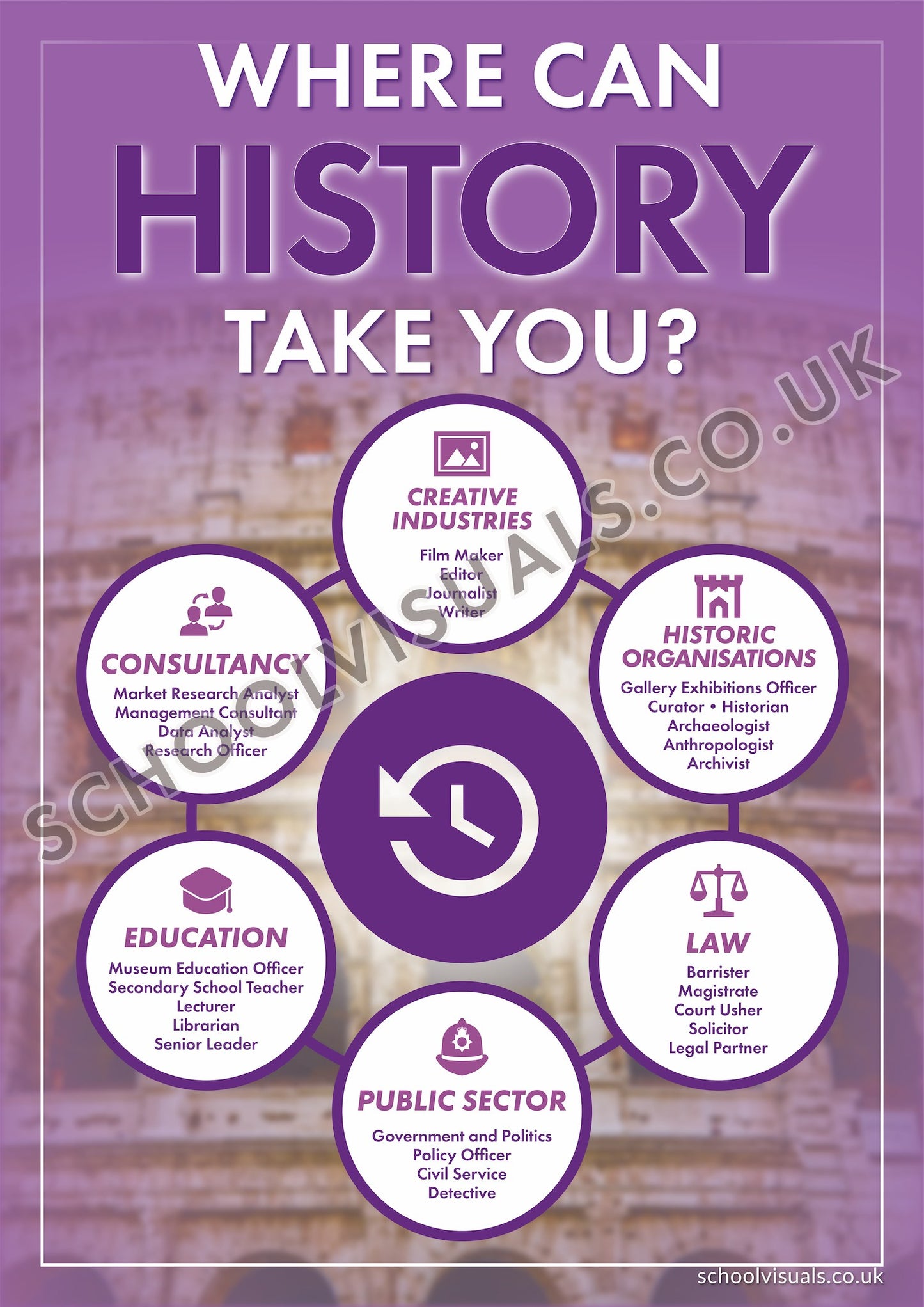 HISTORY CAREER POSTER BOARD