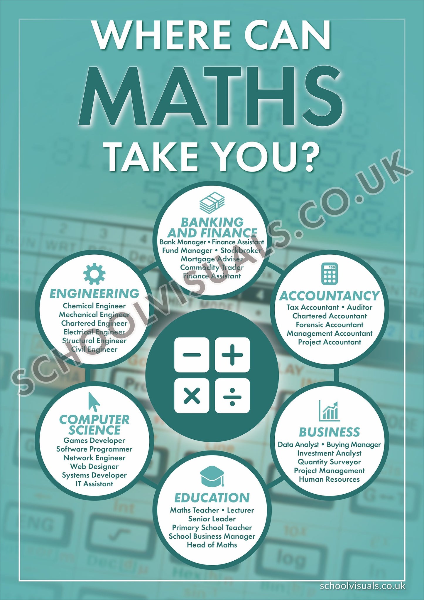 MATHS CAREER POSTER BOARD