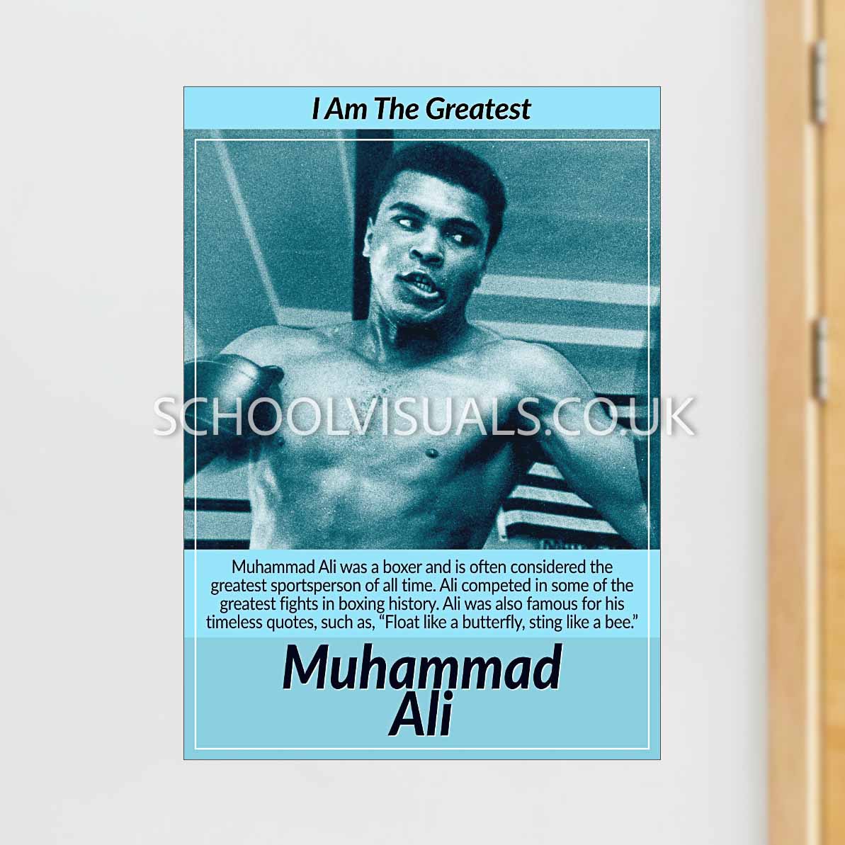 Muhammad Ali "I Am The Greatest" Poster