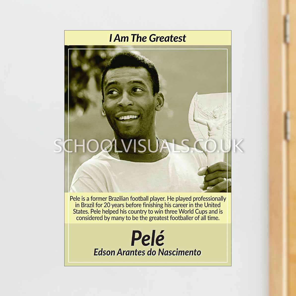 Pele "I Am The Greatest" Poster