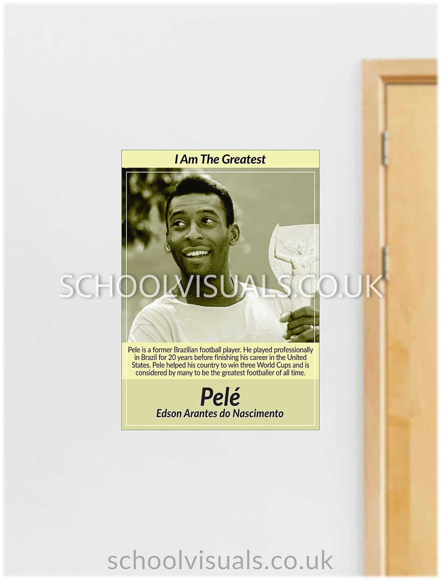 Pele "I Am The Greatest" Poster