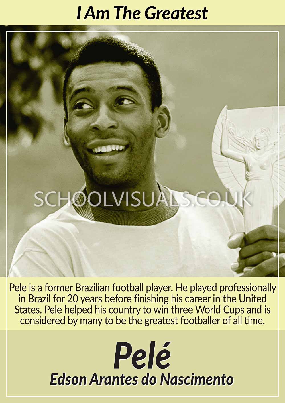 Pele "I Am The Greatest" Poster