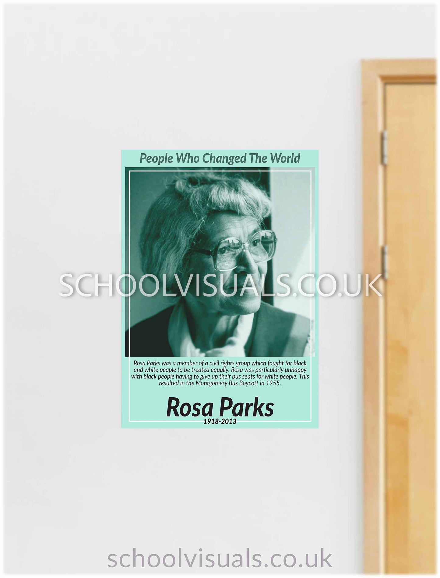 Rosa Parks "People Who Changed The World" Poster