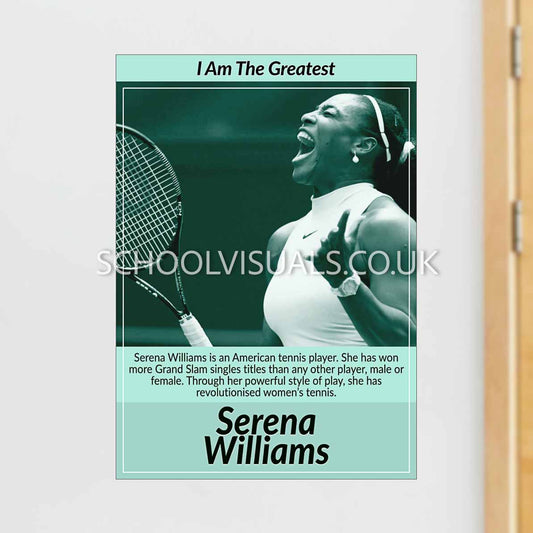 Serena Williams "I Am The Greatest" Poster